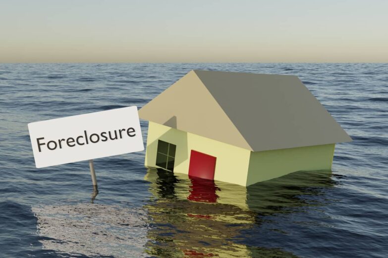 Underwater foreclosure